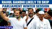 Rahul Gandhi & other Congress leaders likely to skip Parliament Winter Session | Oneindia News*News