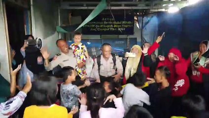 Siswa Setukpa Menggelar Trauma Healing di Lokasi Bencana Cianjur