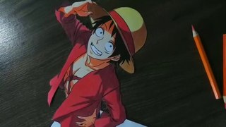 Luffy 3D Speed Drawing ( ONE PIECE )