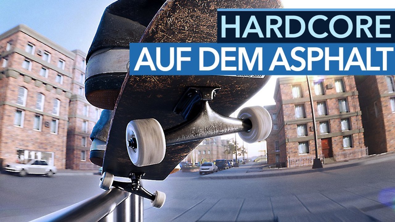 Session: skate sim - test-video zum gegenteil von tony hawk's pro skater