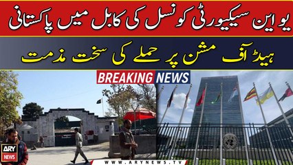 Download Video: UN Security Council Strongly Condemns Terrorist Attack on Pakistani Embassy, Kabul