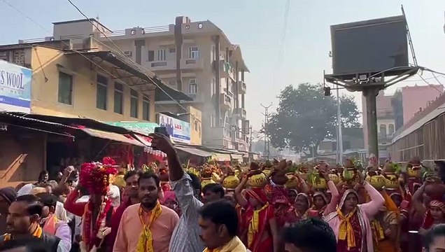 दौसा. कलश यात्रा में उमड़ा श्रद्धा का सैलाब