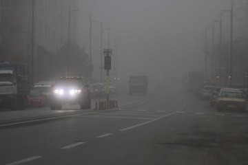 Sivas'ta sis nedeniyle görüş mesafesi 10 metreye düştü