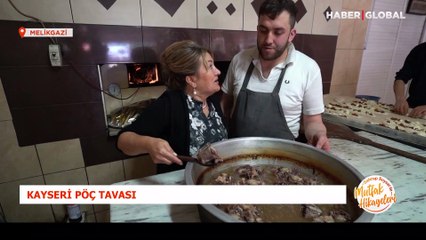 Kayseri'nin meşhur pöç tavası böyle hazırlanıyor