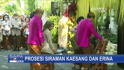 Presiden Jokowi Pasang Bleketepe, Tanda Dimulainya Prosesi Siraman Kaesang Pangarep