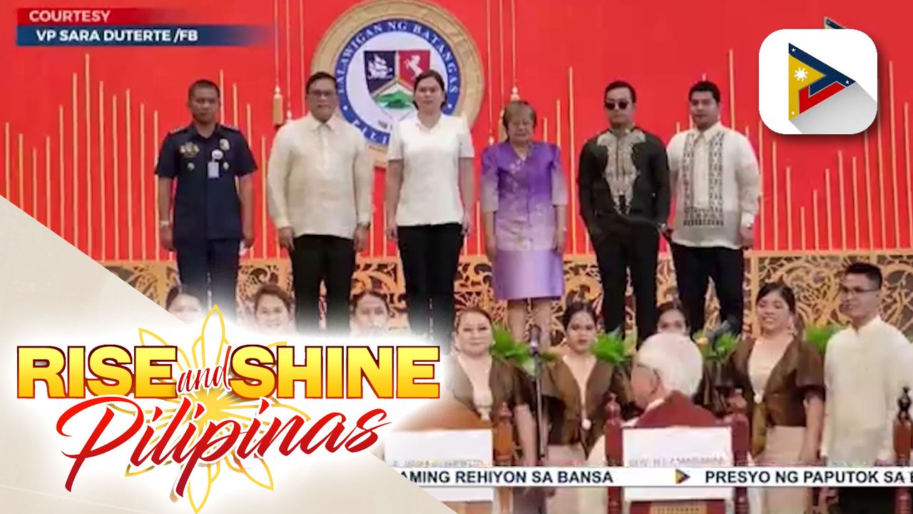 VP Sara Duterte, nakiisa sa selebrasyon ng ika-441 Founding Anniversary ng Batangas