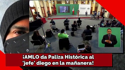 ¡AMLO da Paliza Histórica al 'jefe' diego en la mañanera!