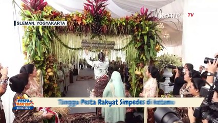 Prosesi SIraman di Kediaman Erina Gudono Dimulai dengan Pemasangan Tarub, Bleketepe dan Tuwuhan