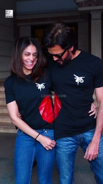 Riteish Deshmukh- Genelia D'Souza ने क्यूट अंदाज में दिया पोज