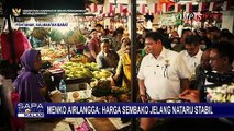 Kunjungi Pasar Flamboyan di Pontianak, Menko Airlangga Pastikan Harga Sembako Stabil Jelang Nataru