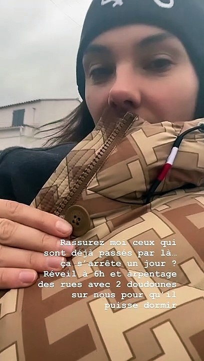 Alice Detollenaere raconte sur Instagram qu'elle vit une période compliqué avec son fils Marius (1 ans) qui est malade. Décembre 2022.