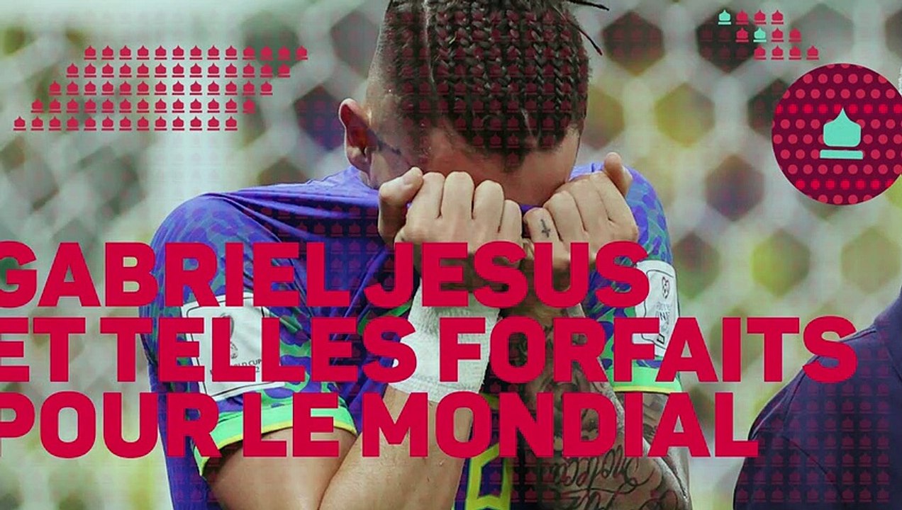 Brésil - Gabriel Jesus et Telles forfaits pour le reste de la Coupe du monde !