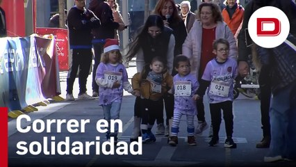 Unos 70 niños con diversidad funcional participan en la carrera La Nadalenca