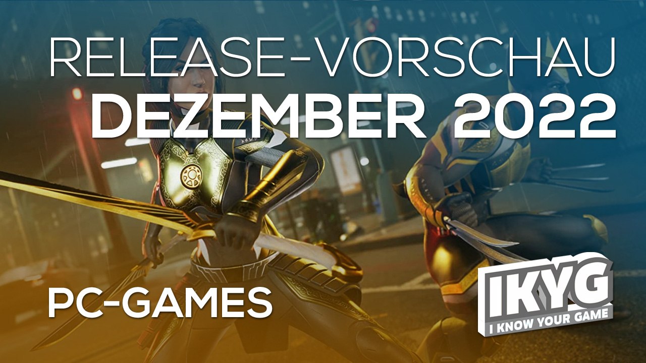 Games-Release-Vorschau – Dezember 2022 - PC