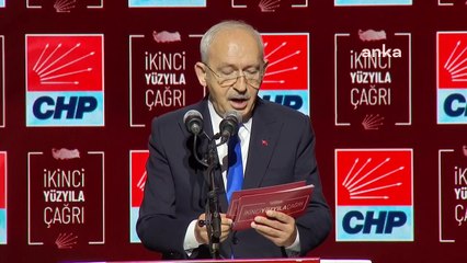 Kılıçdaroğlu vizyon belgesini açıkladı: Yeni Türkiye hayalimiz için yola çıkıyoruz; doğrul milletim, asla başını eğme, ayağa kalk!