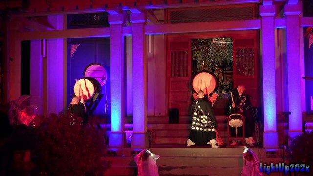 ★Taiko drums and lighting up★　A Thousand Sea Echoes Arranged Ver. __Yofukuji Temple November 20, 2022 [part3]__