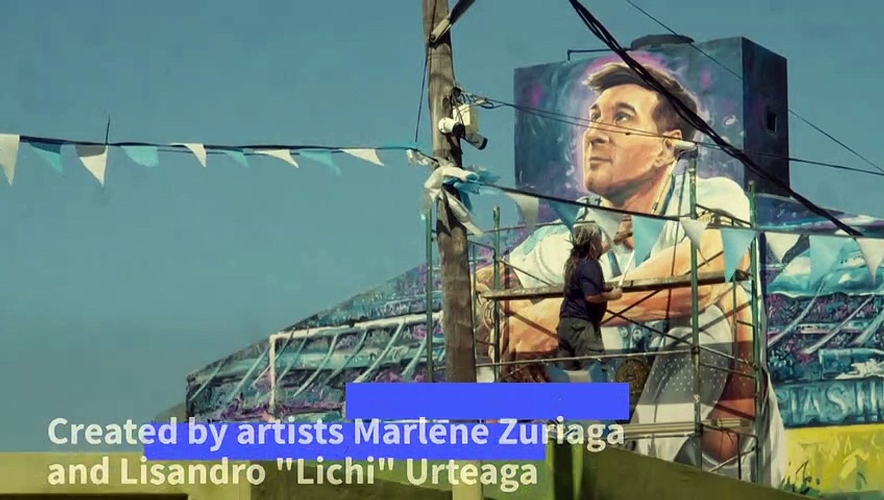 Mural in Messi’s honour painted on his childhood house in Rosario
