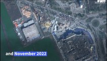 Satellite images show difference between March and November 2022 in Ukraine's Mariupol