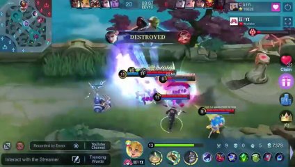 Gameplay Hero Baru Joy Yang Sangat OverPower_ 1vs5 Ga mati2 Bener2 Rusak ni Hero - mobile legends