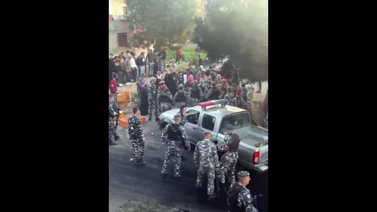 قوى الأمن تعلن إزالة المخالفات في المنصوري