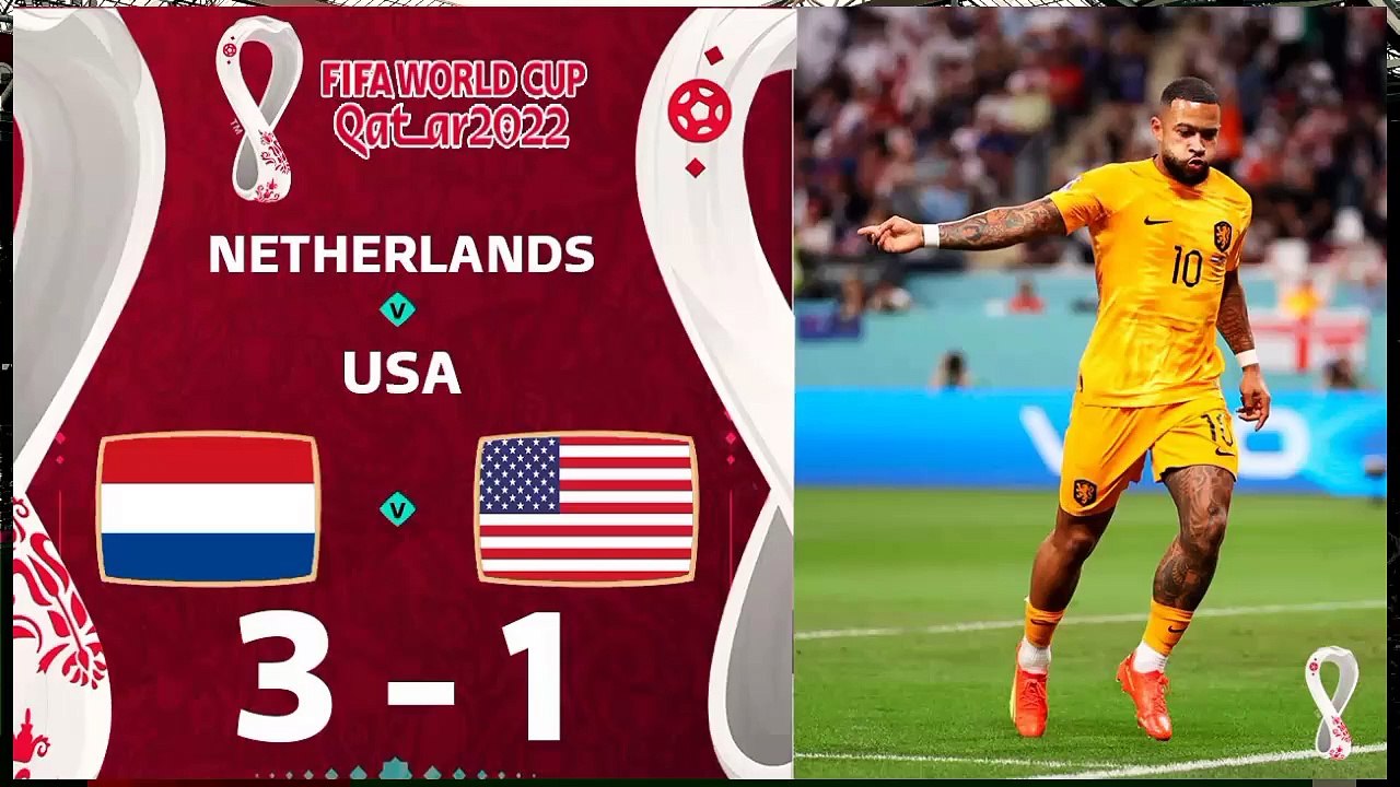 Netherlands vs United States 3-1 - FIFA World Cup 2022 - Full HIGHLIGHTS
