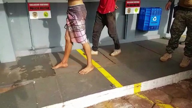 Indivíduos são detidos após furto de fiação