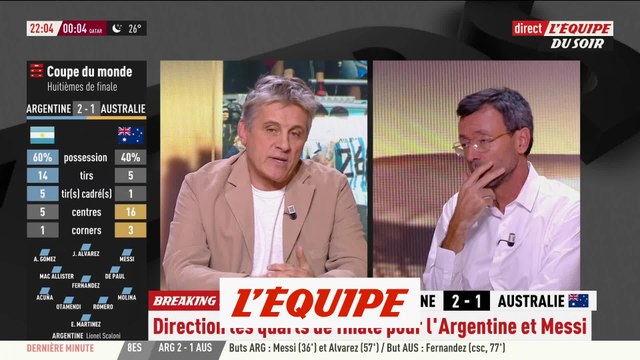 L'Argentine écarte l'Australie et défiera les Pays-Bas en quarts de finale - Foot - CM 2022