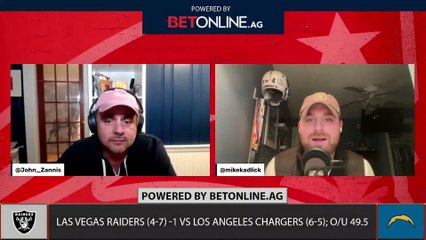 Do the Raiders extend win-streak to 3 with win over Chargers? | NFL Week 13 Betting Preview | Powered by BetOnline