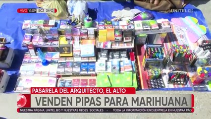 Venta de "pipas" en la Ceja de El Alto