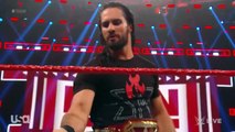 RAW 17th June, 2019 Seth Rollins attacks Superstars with a chair-1280