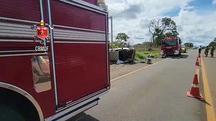 Carro colide com barranco em Planaltina e causa uma morte na DF-230