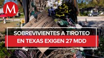 Víctimas de tiroteo en Uvalde exigen 27 millones de dólares al gobierno de Texas