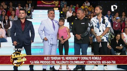 Doralys Rómulo, la niña prodigio del vallenato en “Sábado con Andrés”