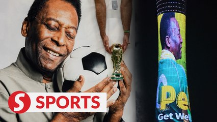 Football fans shower legend Pele with well wishes