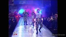 Dudley Boyz (WWF Tag Team Champions) (w/ Stacy Kiebler) Vs. Hardy Boyz (WCW Tag Team Champions) (w/Lita)