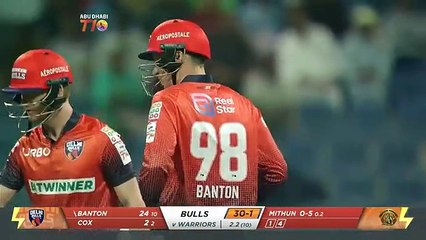 T10 league 2022/ Delhi bulls vs northern warriors full highlights/match 4