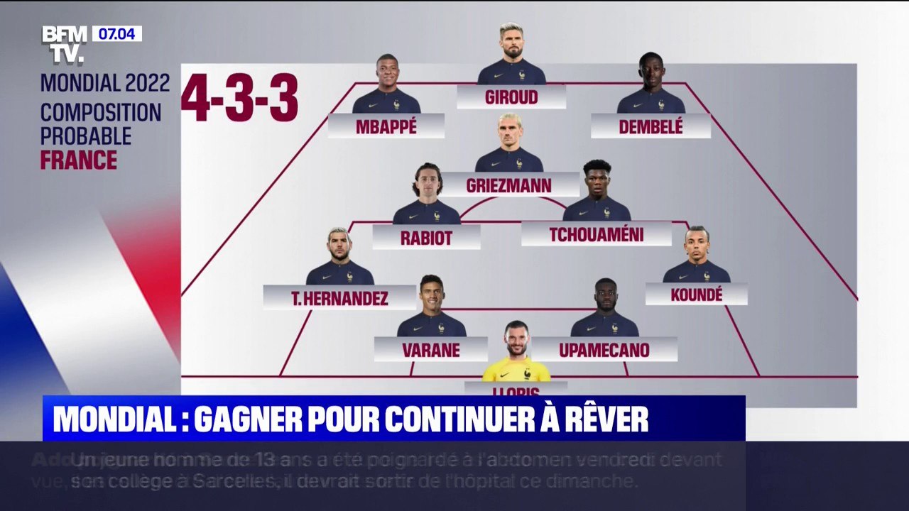 Koundé, Giroud, Varane… Voici la composition probable de l'équipe de France pour le huitième de finale face à la Pologne