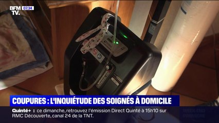 Descargar video: Face aux risques de coupures de courant, les patients soignés à domicile s'inquiètent