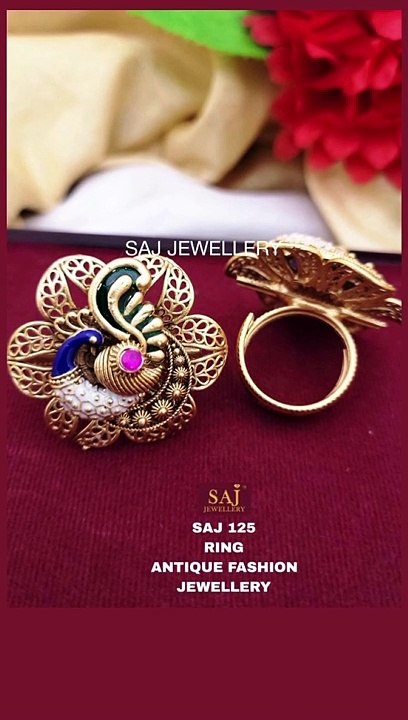 Brass High Gold Rings Design