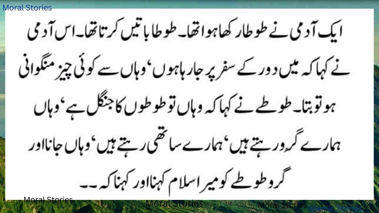 باتیں کرنے والا طوطا| Best Moral Story | Moral Stories for Kids | Viral Story on Dailymotion  | Hindi/Urdu story |