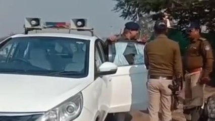 सिवनी:सड़क में उतरे एसपी वाहन चेकिंग का लिया जायजा