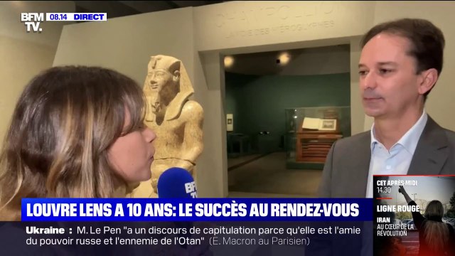 À l'occasion des 10 ans du musée du Louvre-Lens, le maire se félicite d'une nouvelle visibilité pour sa ville