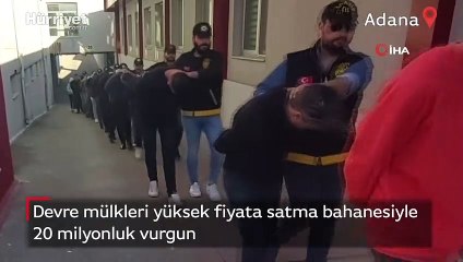 Devre mülkleri yüksek fiyata satma bahanesiyle 20 milyonluk vurgun