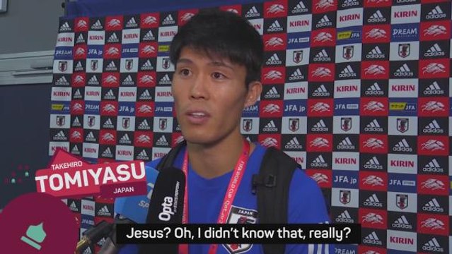 Tomiyasu surprised to learn of Gabriel Jesus' injury