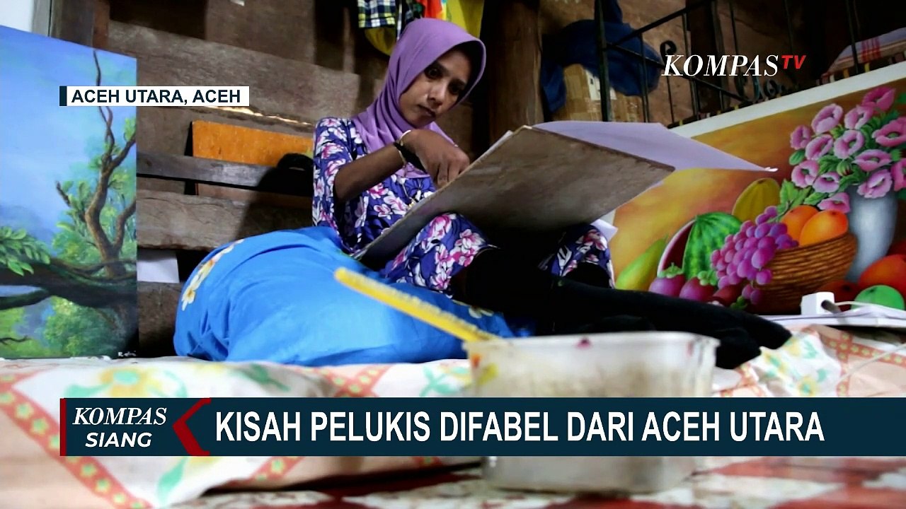 Menilik Cerita & Perjuangan Rohani Yusuf, Pelukis Disabilitas Bertalenta dari Aceh Utara!