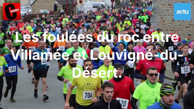 Les foulées du roc au départ de Villamée