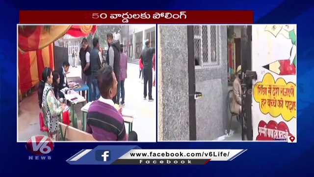 Voting For Delhi MCD Elections 2022 _ Delhi MCD Polls _ V6 News