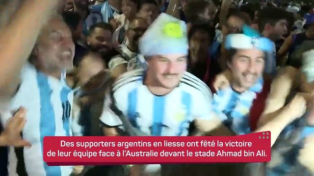 Argentine - Les supporters de l'Albiceleste en folie : Messi est fou... il n'y a rien d'autre à dire
