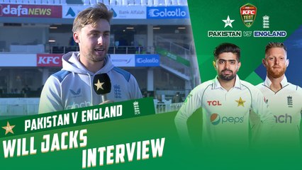Will Jacks Interview | Pakistan vs England | 1st Test Day 4 | PCB | MY2T