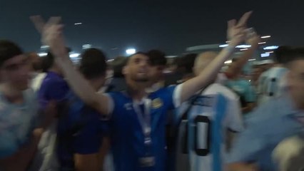 Argentinien-Fans reagieren auf Messis 1.000 Spiele